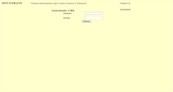 Desktop Screenshot of crltrans.rotnet.com.br